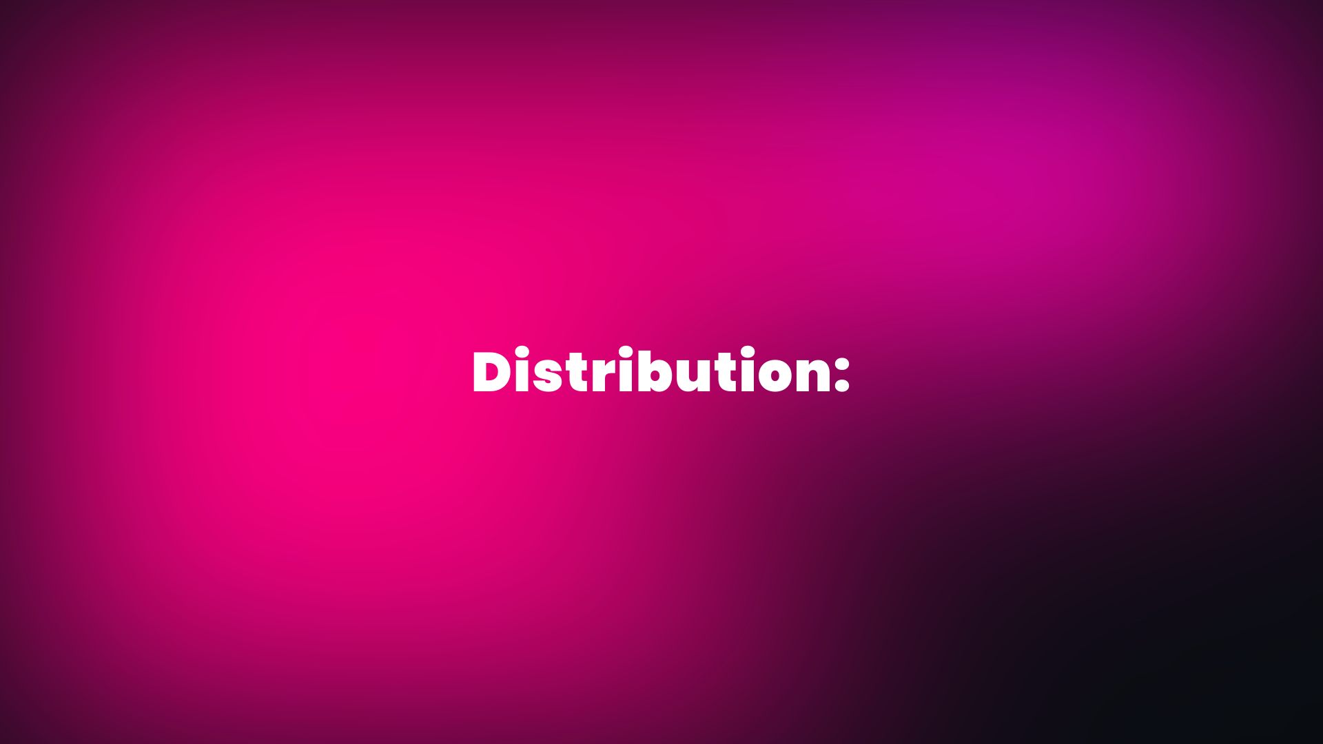 Distribution Video