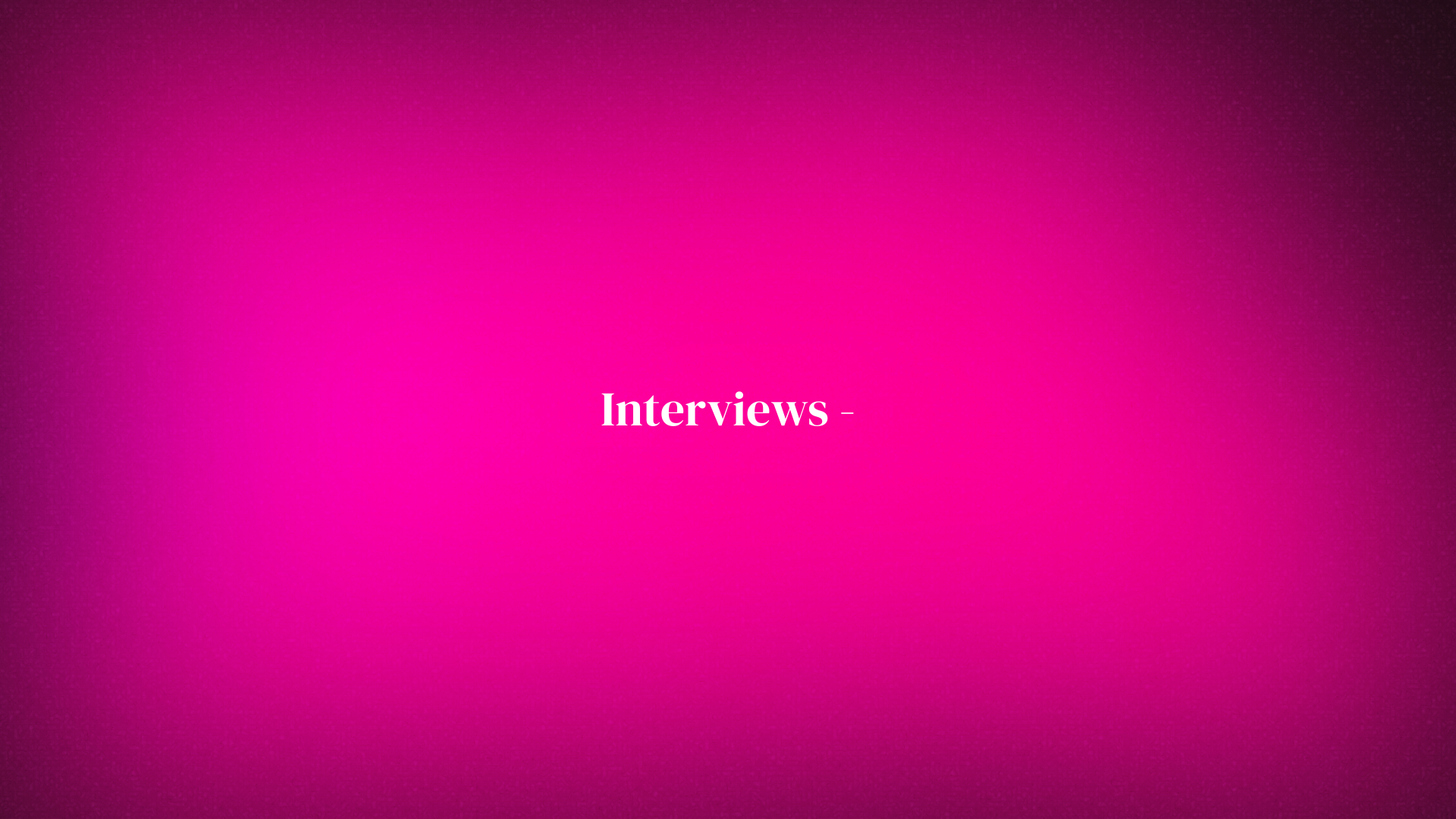 Interview Video